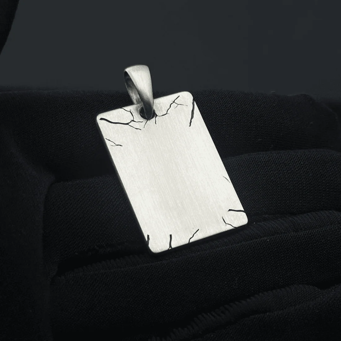 Срібний жетон з матовою поверхнею — заготовка під гравіювання