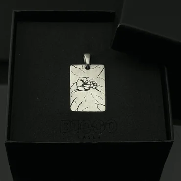 Серебряный жетон с индивидуальной гравировкой - зображення 1