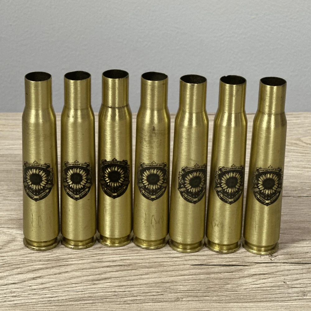 Декоративне гравіювання на малокаліберних гільзах 5.56х45.