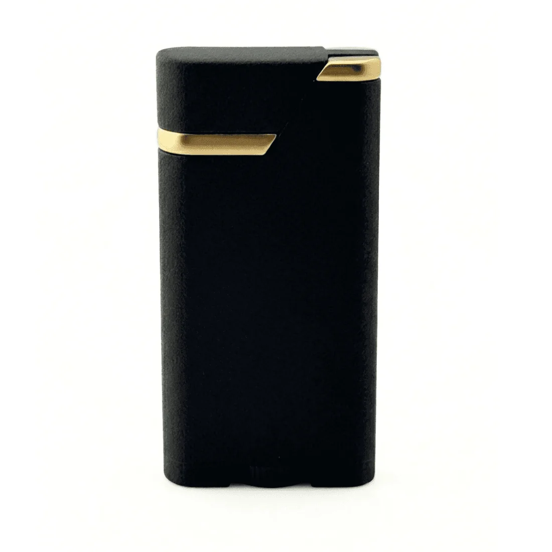 Задня частина запальнички BROAD Matte Black — кришка та турбо-пальник крупним планом