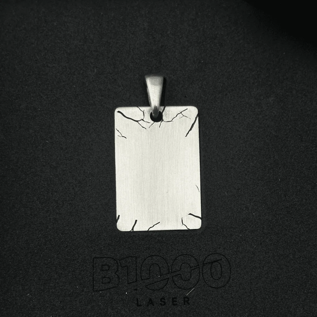 Срібний жетон 925 проби без гравіювання — основа для персонального дизайну