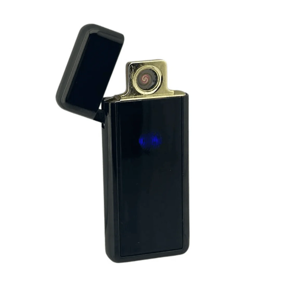 Сенсорна електронна USB-запальничка з відкритою кришкою і спіраллю розжарювання
