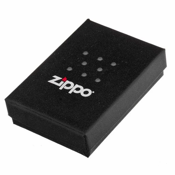 Оригінальна фірмова коробка Zippo чорного кольору з логотипом — для зберігання чи подарунка