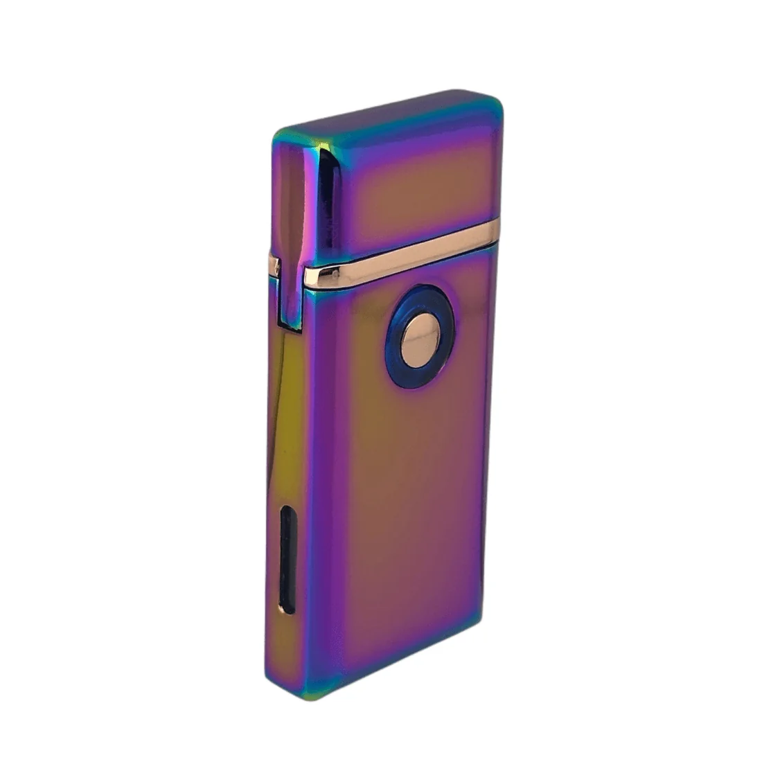 Боковий вигляд електронної USB-запальнички хамелеон