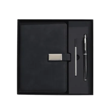 Подарунковий бізнес-блокнот A5 з екошкіри - зображення 1