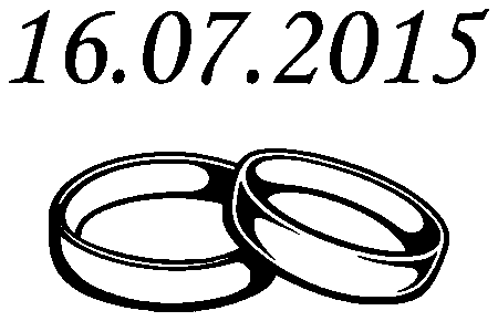 Обручки та дата