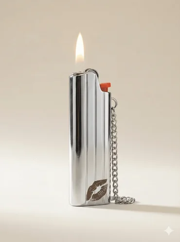 Запальничка BIC з преміальним чохлом-кулоном J3 (кулон + ланцюжок) - зображення 1