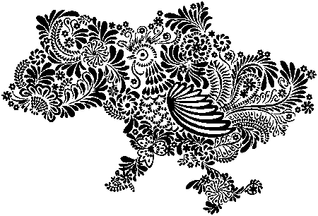 Мапа в рослиному орнаменті
