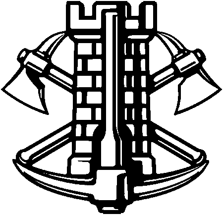 Беретний Знак інженерних військ ЗСУ