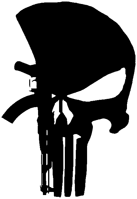 череп каратель, зброя