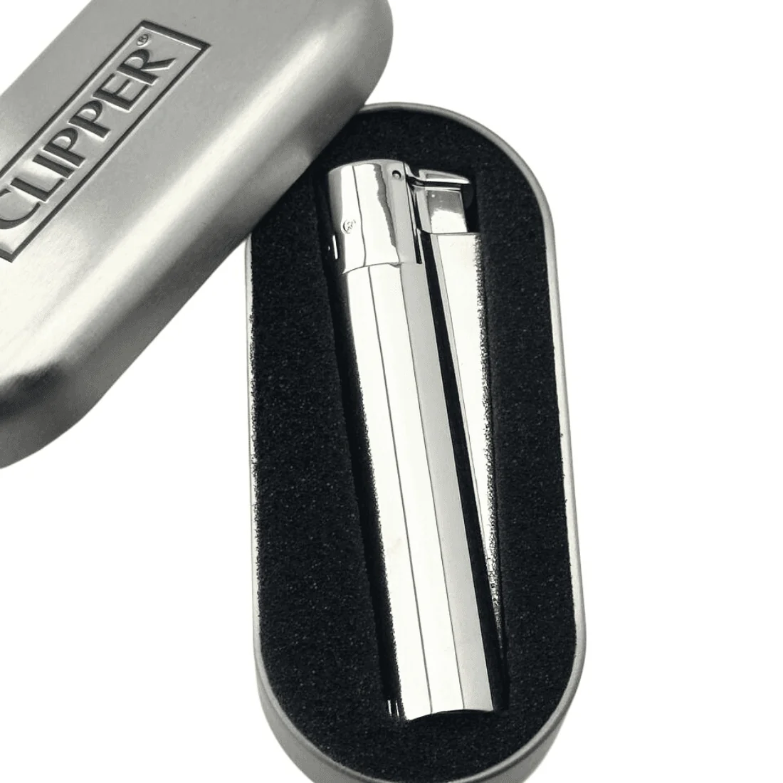Коробка Clipper газової запальнички Metal Jet Flame