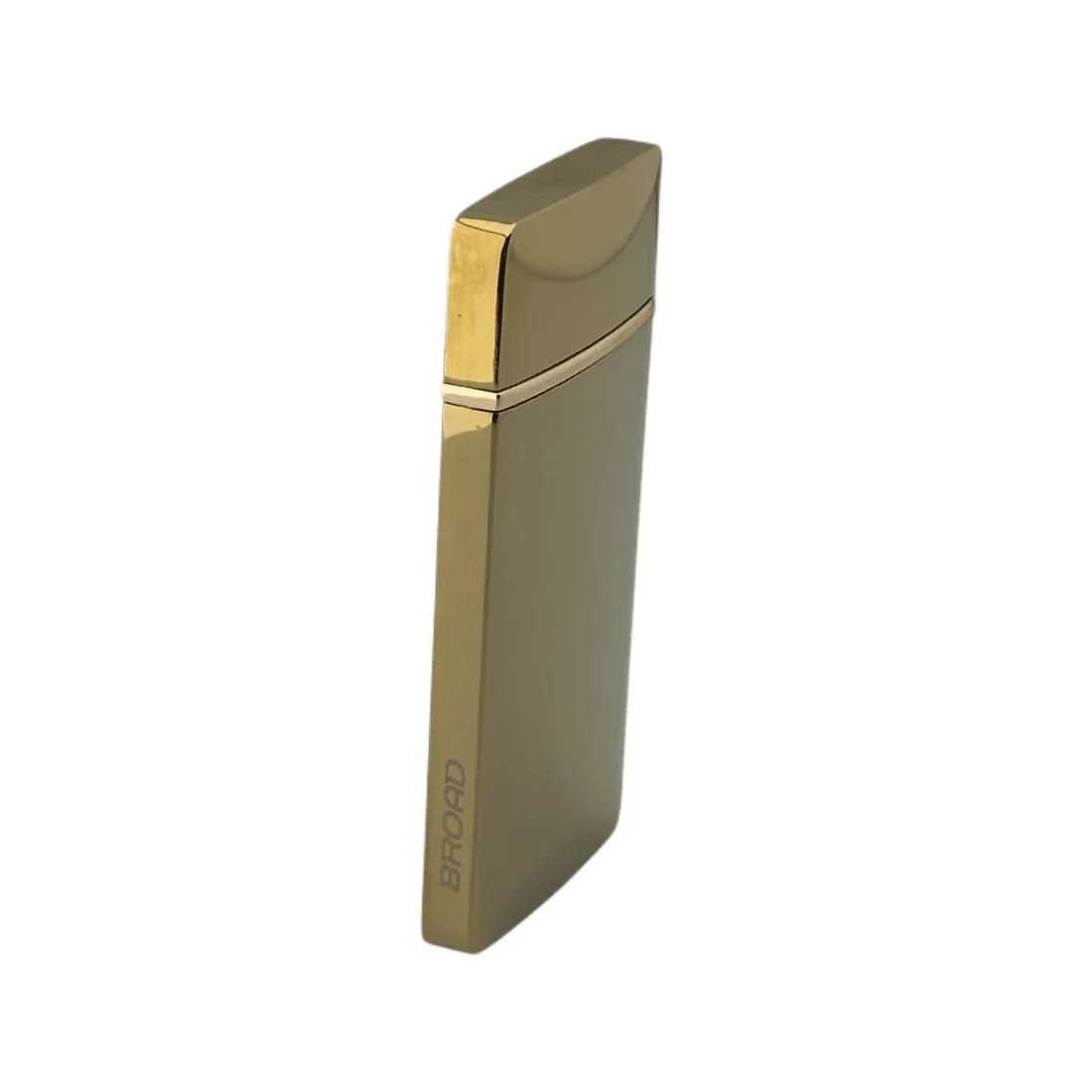 Золота USB-запальничка Broad, вигляд збоку