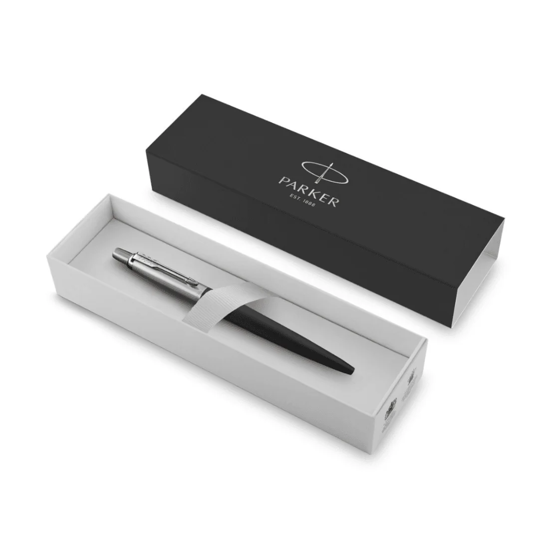 Кулькова ручка Parker Jotter Bond Street Black CT BP у фірмовому футлярі