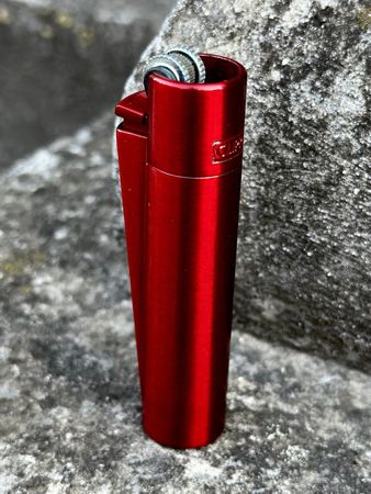 Запальничка Clipper Metal Red - зображення 1