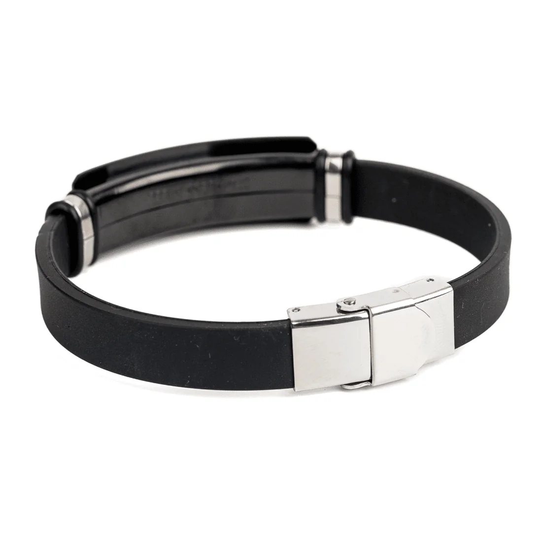 Крупний план замочка браслета Vinox Silver із нержавіючої сталі