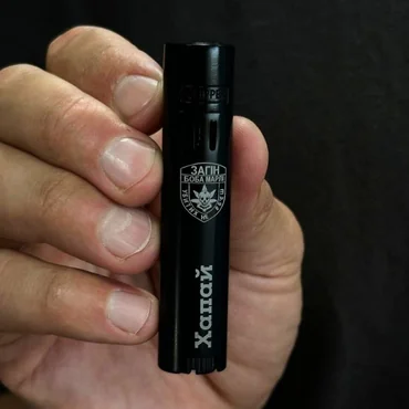 Запальничка Clipper Jet Metal Black Matt - зображення 1