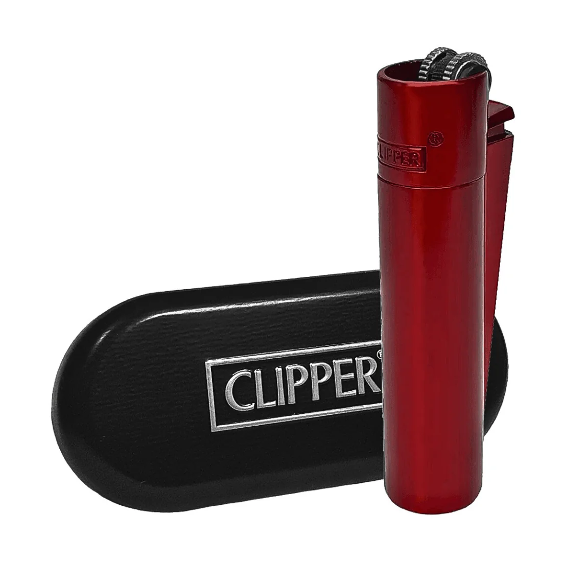Запальничка Clipper Metall Red Devil у комплекті з фірмовою коробкою