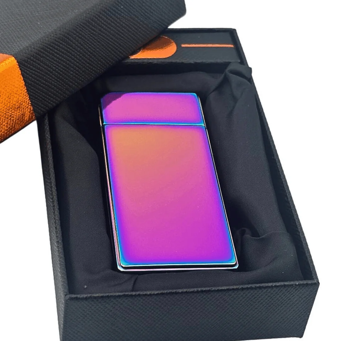 Електронно-газова USB запальничка в колярі - хамелеон з турбо-полум’ям