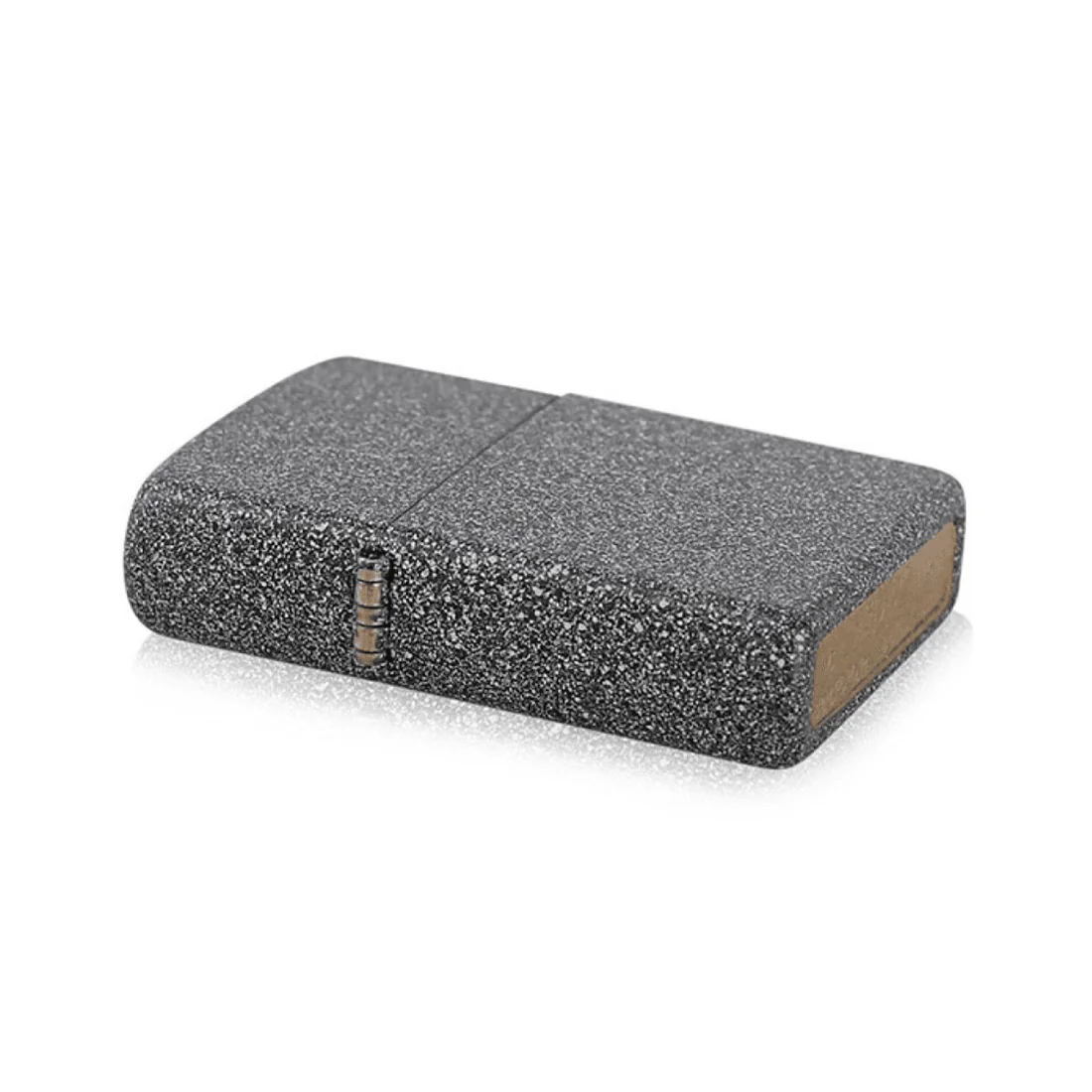 Zippo Iron Stone, вигляд збоку, металевий корпус із покриттям Iron Stone