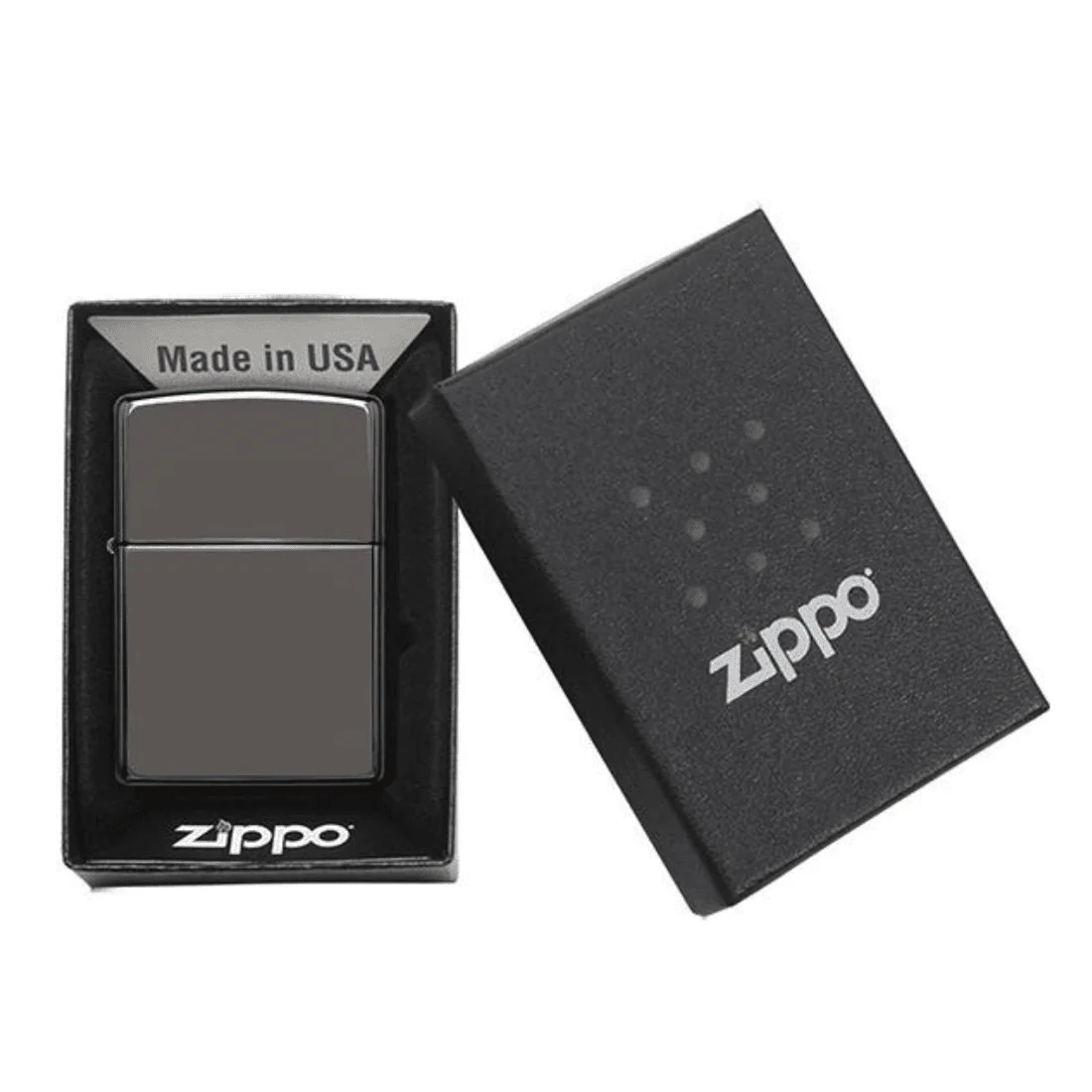 Запальничка Zippo Classic Black Ice у подарунковій коробці