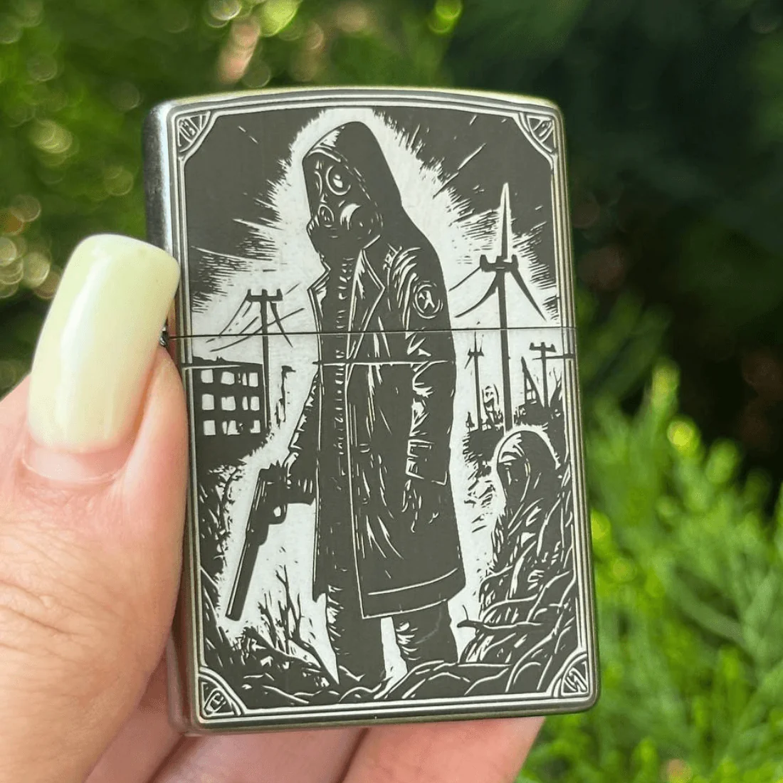 Zippo Street Chrome з гравіюванням сталкера