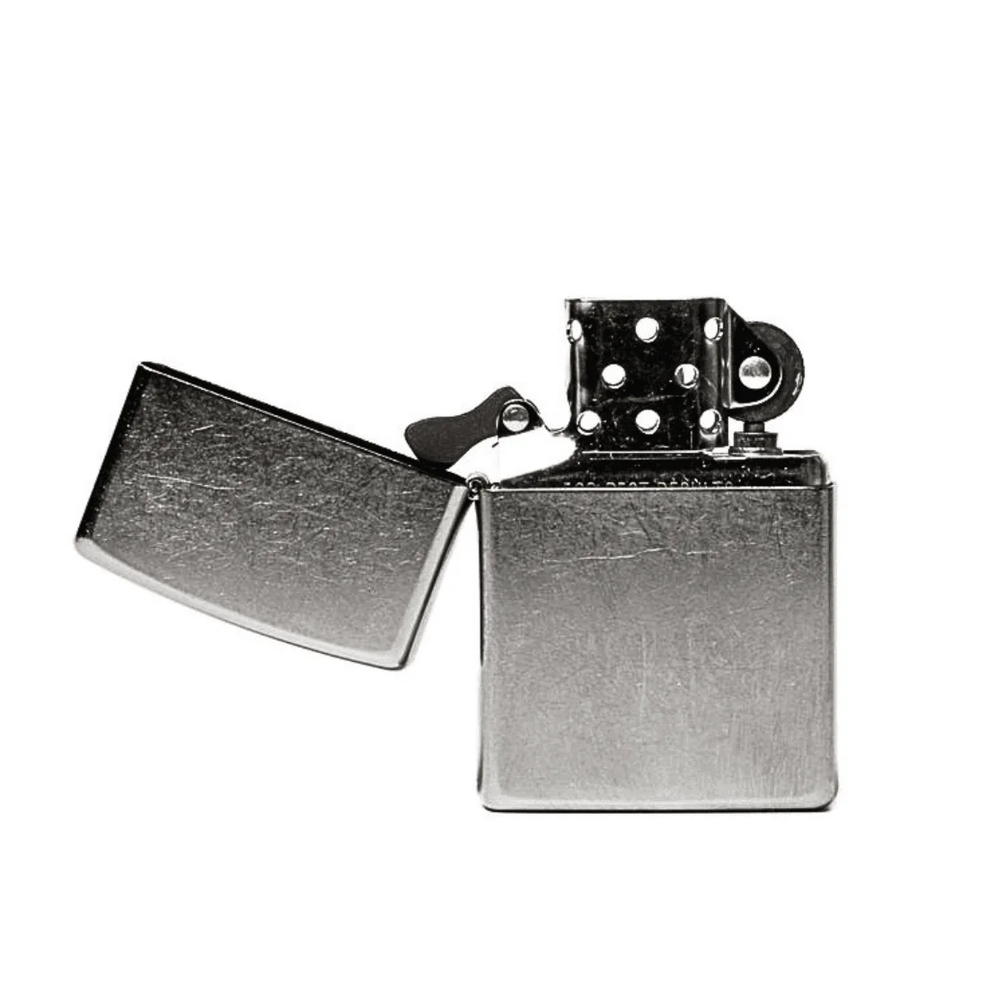 Запальничка Zippo Street Chrome, матовий хром із потертостями